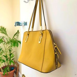 Mustard yellow handbag